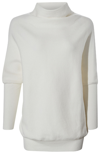 Mock Neck Dolman Sleeve Sweater Slide 1
