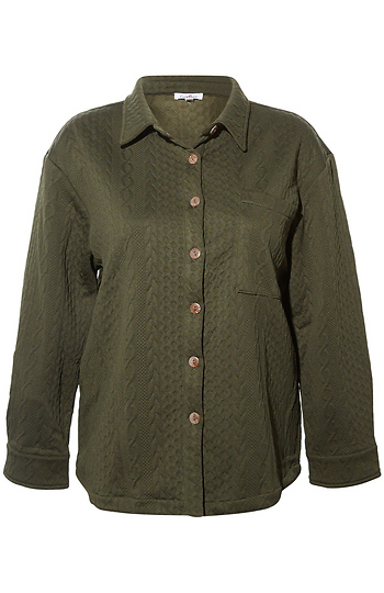 Textured Shacket Slide 1