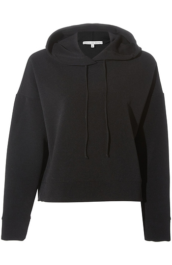 Ribbed Ottoman Hoodie Pullover Slide 1