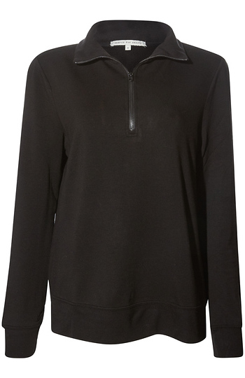 Super Soft Half Zip Sweatshirt Slide 1