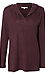 Split Neck Hooded Hacci Top Thumb 1