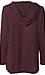 Split Neck Hooded Hacci Top Thumb 2