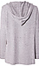 Split Neck Hooded Hacci Top Thumb 2
