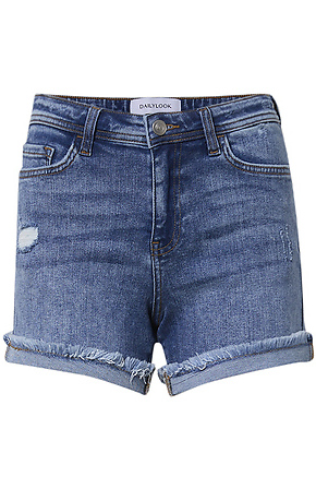 ● OPEN YY ● 25SS WASHED BERMUDA SHORTS Black Washed Bermuda Shorts by OPEN YY on Sale