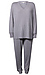 V-Neck Long Sleeve and Pant Set Thumb 1