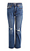 Sneak Peek High Rise Distressed Straight Jean Thumb 1