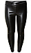 Faux Leather Pull-on Leggings Thumb 1