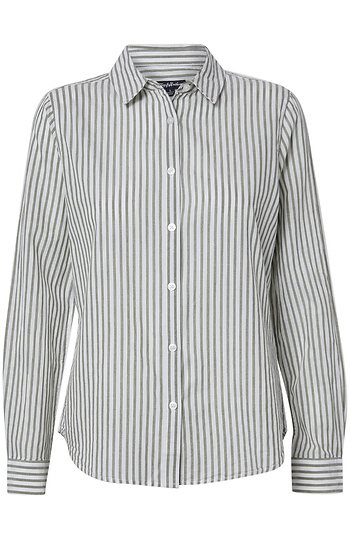 Button Up Striped Shirt Slide 1