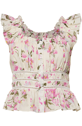 Floral Blouse Slide 1