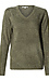 Feather Yarn V-Neck Sweater Thumb 1