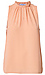 High Neck Open Front Blouse Thumb 1