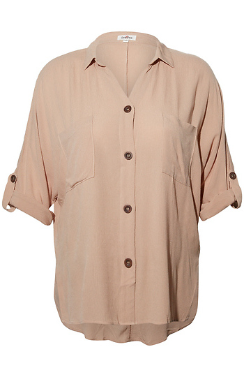 Long Sleeve Button Up Shirt Slide 1