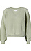 V-Neck Contrast Sleeve Sweater Thumb 1