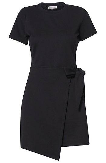 Short Sleeve Asymmetrical Dress Slide 1