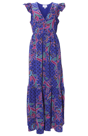 Multi Color Floral Maxi Dress Slide 1