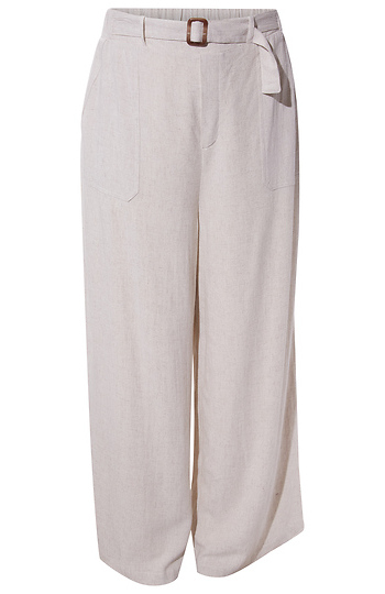 Belted Wide Leg Pants Slide 1