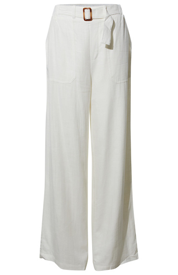 Belted Wide Leg Pants Slide 1