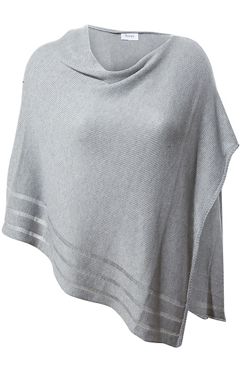 Tessa Tonal Stripes Poncho Slide 1