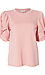 Ruched Puff Sleeve Top Thumb 1