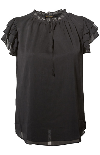Layered Ruffle Sleeve Blouse Slide 1