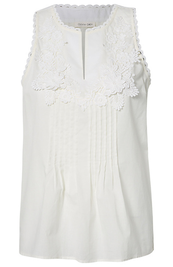 Sleeveless Crochet Top Slide 1