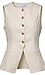 Petite Button Front Vest Top Thumb 1