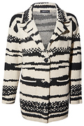 Zebra Cardi Coat