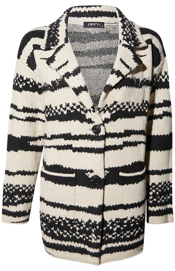 Zebra Cardi Coat Slide 1