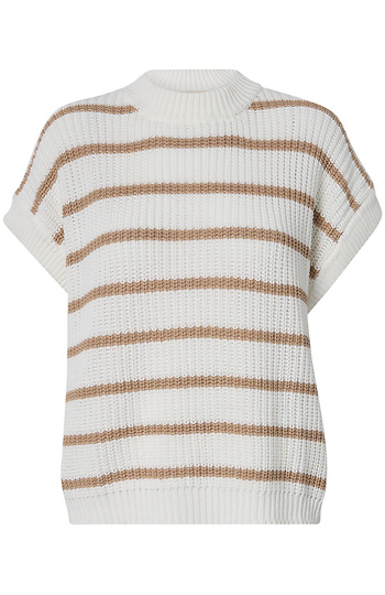 Mock Neck Crochet Top Slide 1