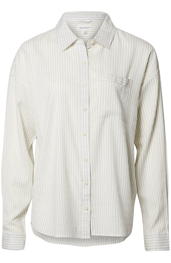 Thread & Supply Collared Striped Shirt Slide 1