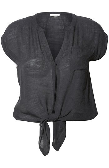 Button Front Blouse Slide 1