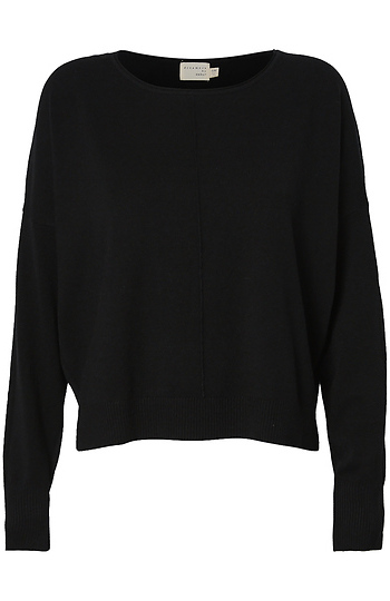 Long Sleeve Rolled Neckline Top Slide 1