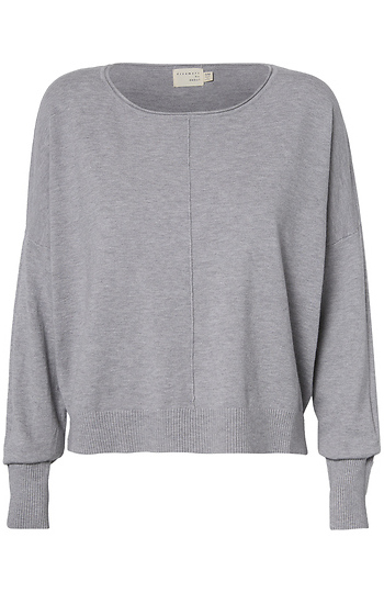 Long Sleeve Rolled Neckline Top Slide 1
