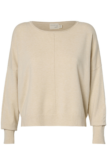 Long Sleeve Rolled Neckline Top Slide 1