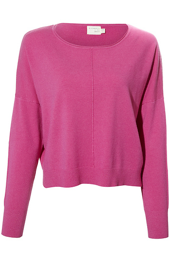 Long Sleeve Rolled Neckline Top Slide 1