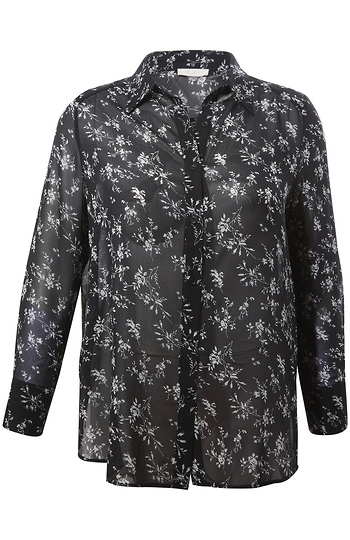 Floral Button Front Slide 1