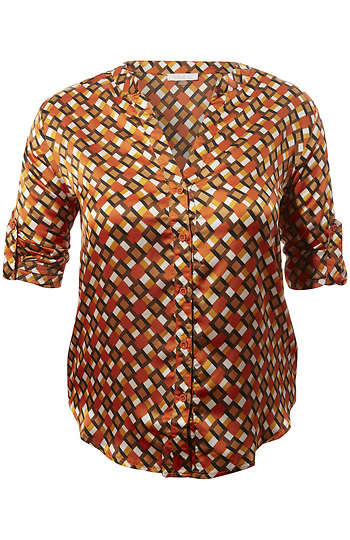 Geo Print Shirt Slide 1