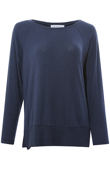 Round Neck Raglan Top Slide 1