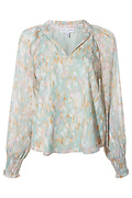 Multicolor Chiffon Blouse