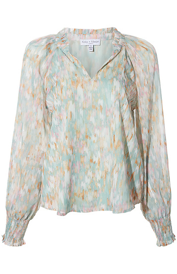Multicolor Chiffon Blouse Slide 1