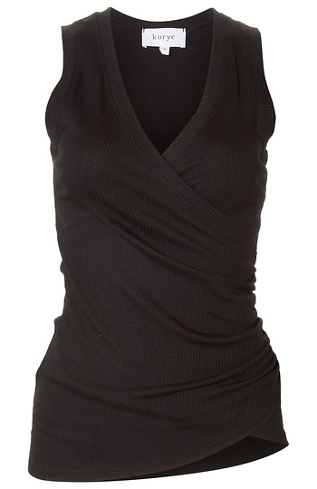 Surplice V-Neck Tank Top Slide 1