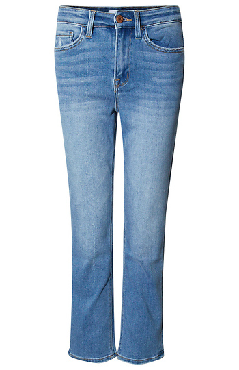 High Rise Slim Straight Jean Slide 1