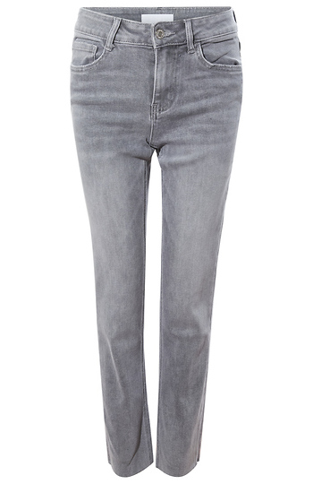 Mid Rise Slim Straight Jean Slide 1