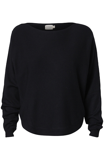 Boat Neck Long Sleeve Slide 1