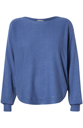 Boat Neck Long Sleeve Slide 1