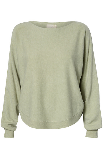 Boat Neck Long Sleeve Slide 1