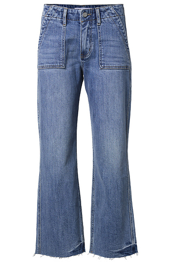 High Rise Straight Leg Utility Denim Slide 1