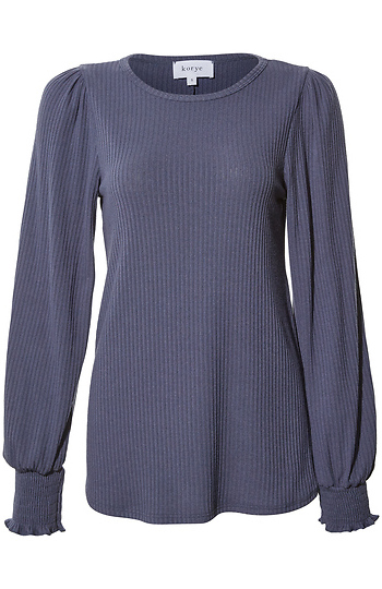 Long Sleeve with Smocked Cuff Slide 1