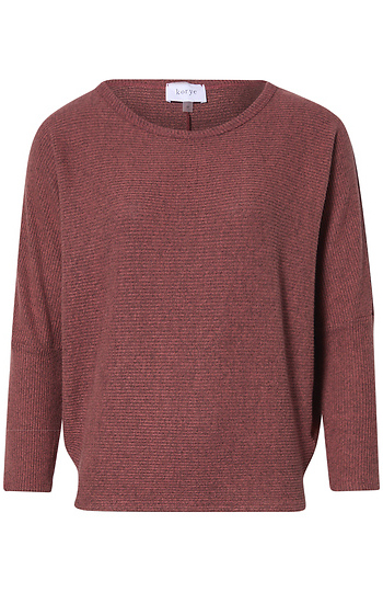 Long Dolman Sleeve Petite Knit Top Slide 1