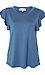Short Flutter Sleeve Top Thumb 1